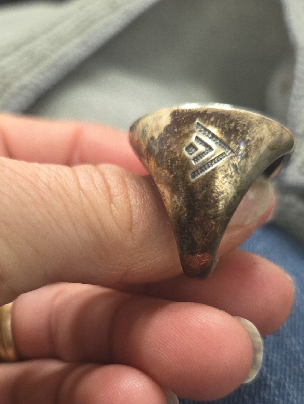 Roman Style Coin Ring - Picture 2 of 5